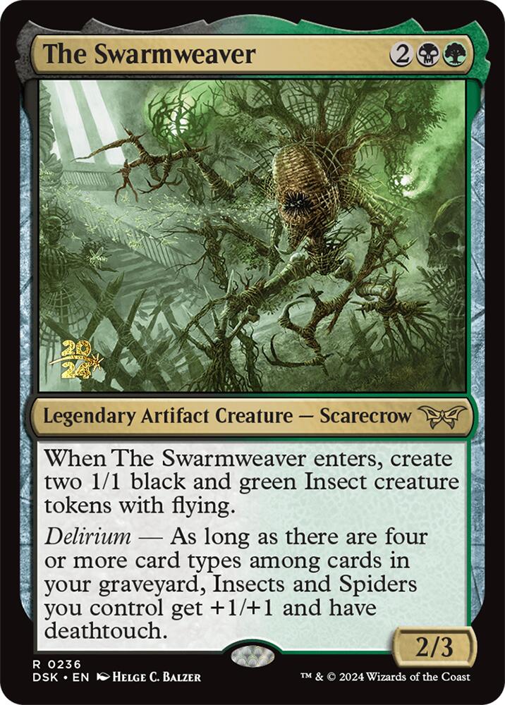 The Swarmweaver (0236) [Duskmourn: House of Horror Prerelease Promos] | Boutique FDB TCG