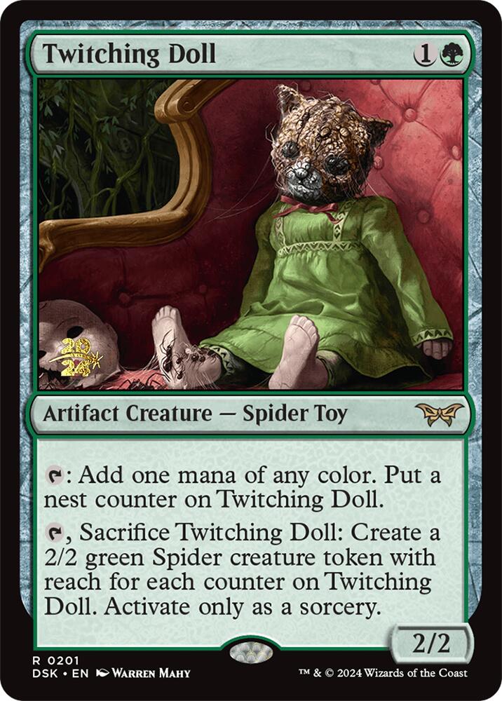 Twitching Doll [Duskmourn: House of Horror Prerelease Promos] | Boutique FDB TCG
