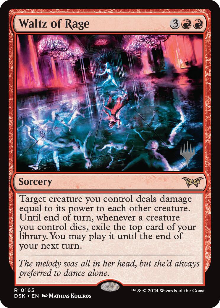 Waltz of Rage [Duskmourn: House of Horror Promos] | Boutique FDB TCG