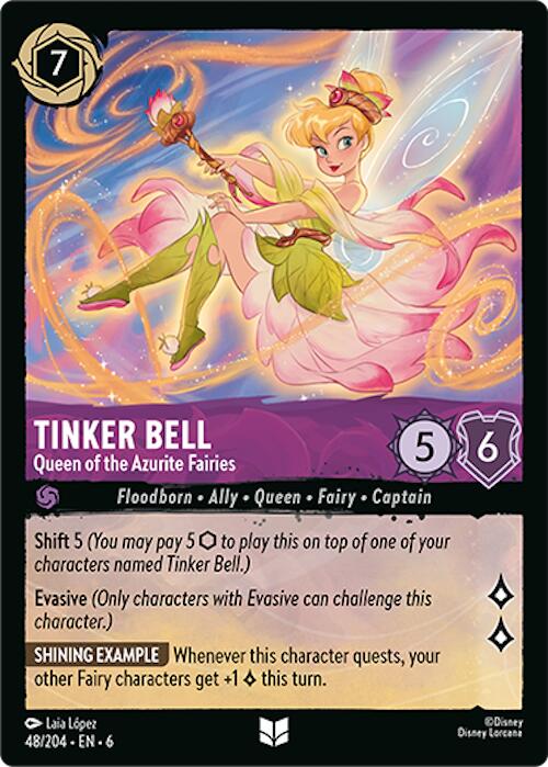 Tinker Bell - Queen of the Azurite Fairies (48/204) [Azurite Sea] | Boutique FDB TCG