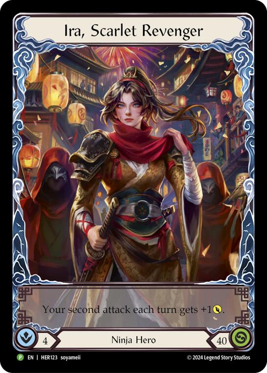 Ira, Scarlet Revenger - HER123 [HER123] (Promo)  Rainbow Foil | Boutique FDB TCG