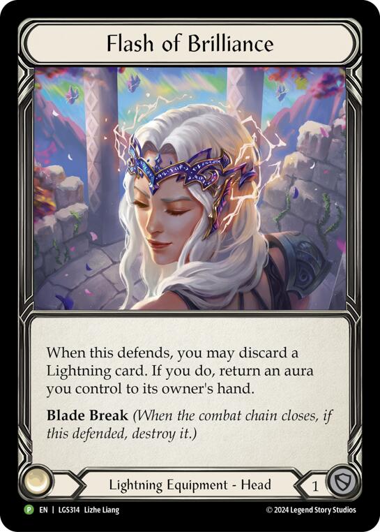 Flash of Brilliance - LGS314 [LGS314] (Promo)  Rainbow Foil | Boutique FDB TCG