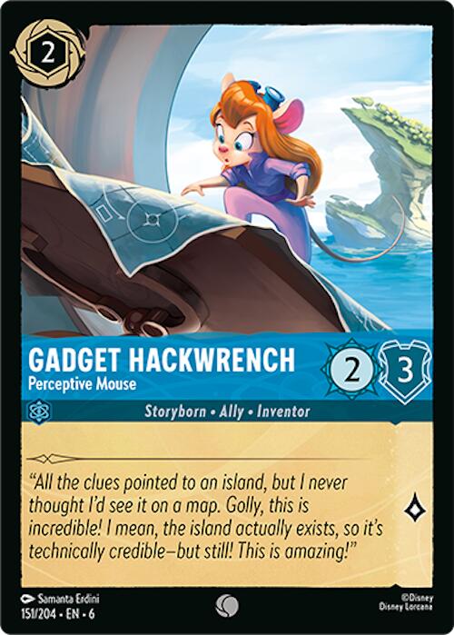 Gadget Hackwrench - Perceptive Mouse (151/204) [Azurite Sea] | Boutique FDB TCG