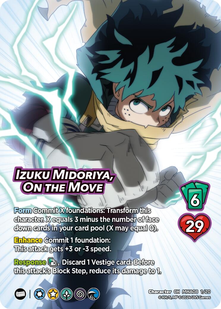 Izuku Midoriya, On the Move [Challenger Series: My Hero Academia - Dark Hero Arc] | Boutique FDB TCG