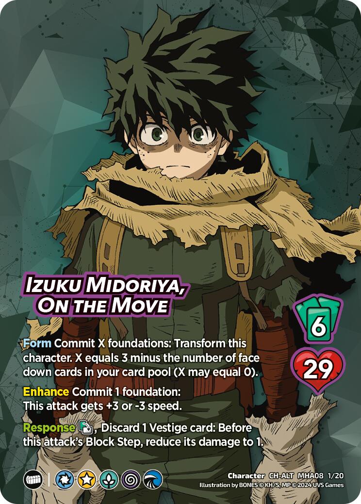 Izuku Midoriya, On the Move (Alternate Art) [Challenger Series: My Hero Academia - Dark Hero Arc] | Boutique FDB TCG