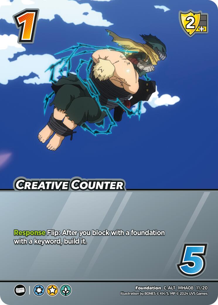 Creative Counter (Alternate Art) [Challenger Series: My Hero Academia - Dark Hero Arc] | Boutique FDB TCG