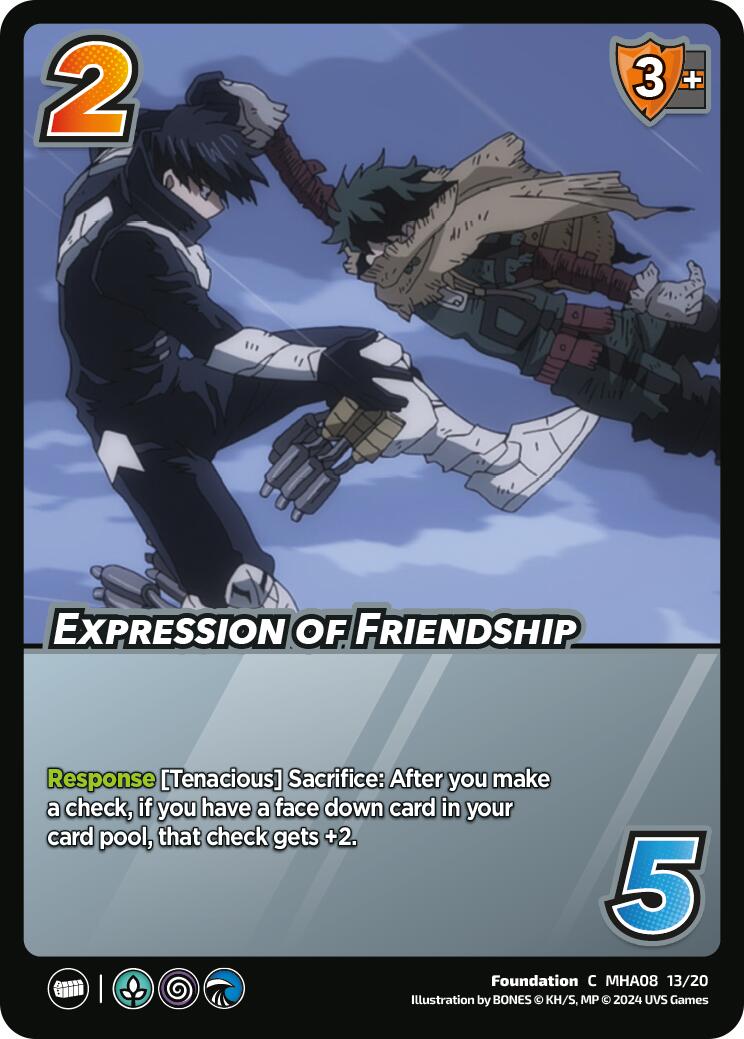 Expression of Friendship [Challenger Series: My Hero Academia - Dark Hero Arc] | Boutique FDB TCG