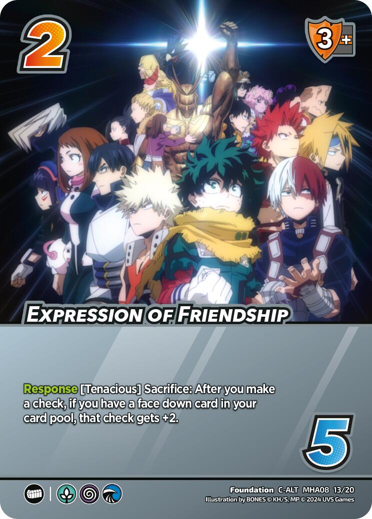 Expression of Friendship (Alternate Art) [Challenger Series: My Hero Academia - Dark Hero Arc] | Boutique FDB TCG