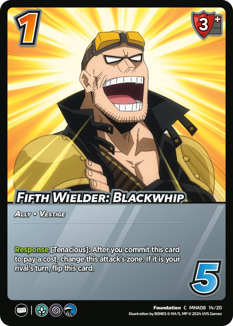 Fifth Wielder: Blackwhip [Challenger Series: My Hero Academia - Dark Hero Arc] | Boutique FDB TCG