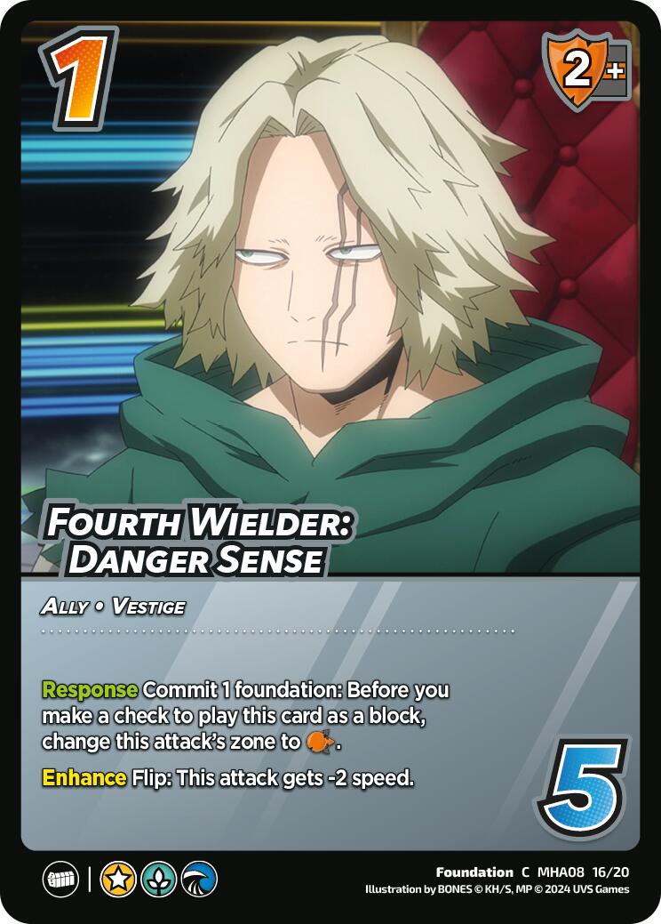 Fourth Wielder: Danger Sense [Challenger Series: My Hero Academia - Dark Hero Arc] | Boutique FDB TCG