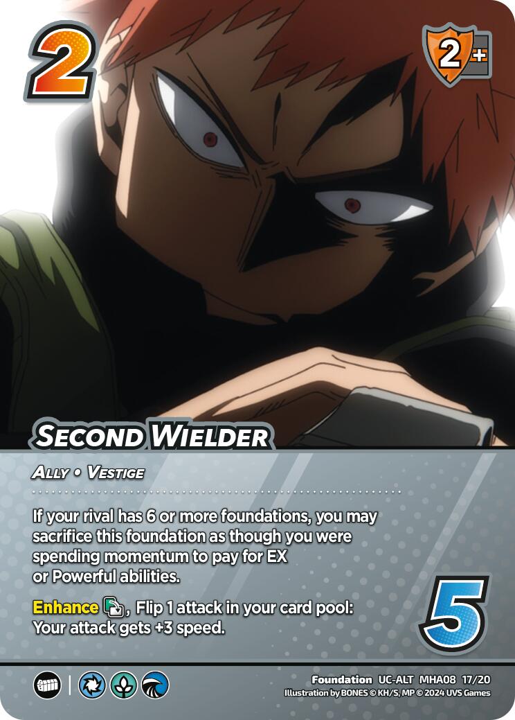 Second Wielder (Alternate Art) [Challenger Series: My Hero Academia - Dark Hero Arc] | Boutique FDB TCG