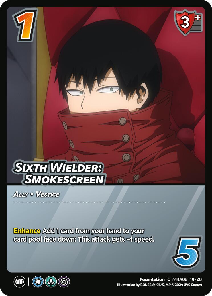 Sixth Wielder: Smokescreen [Challenger Series: My Hero Academia - Dark Hero Arc] | Boutique FDB TCG