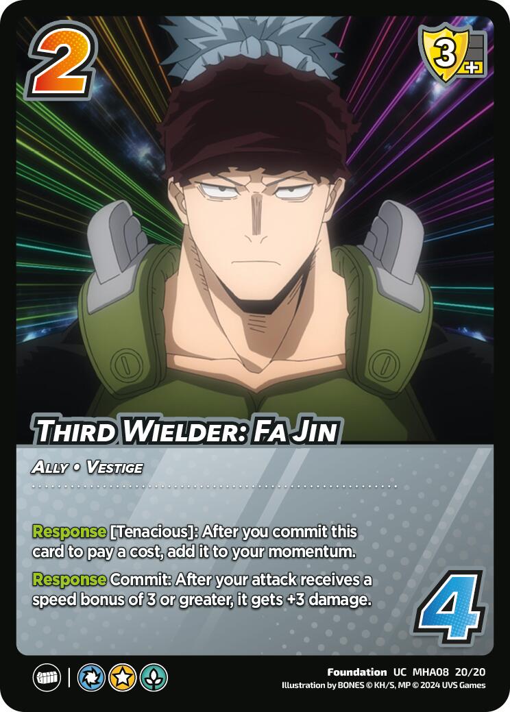 Third Wielder: Fa Jin [Challenger Series: My Hero Academia - Dark Hero Arc] | Boutique FDB TCG