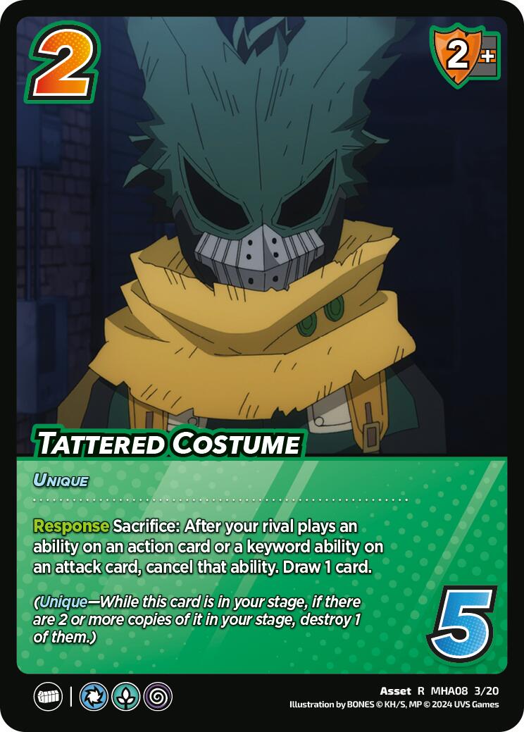 Tattered Costume [Challenger Series: My Hero Academia - Dark Hero Arc] | Boutique FDB TCG