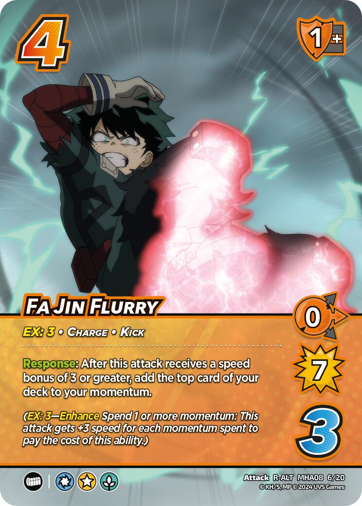 Fa Jin Flurry (Alternate Art) [Challenger Series: My Hero Academia - Dark Hero Arc] | Boutique FDB TCG