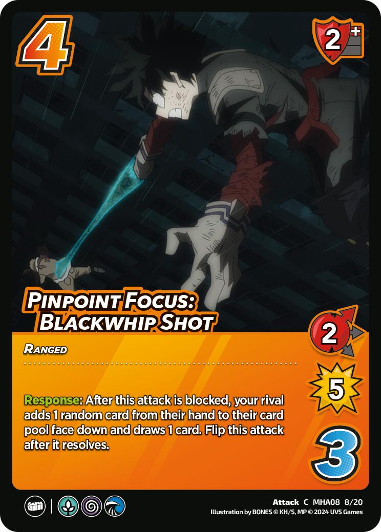 Pinpoint Focus: Blackwhip Shot [Challenger Series: My Hero Academia - Dark Hero Arc] | Boutique FDB TCG