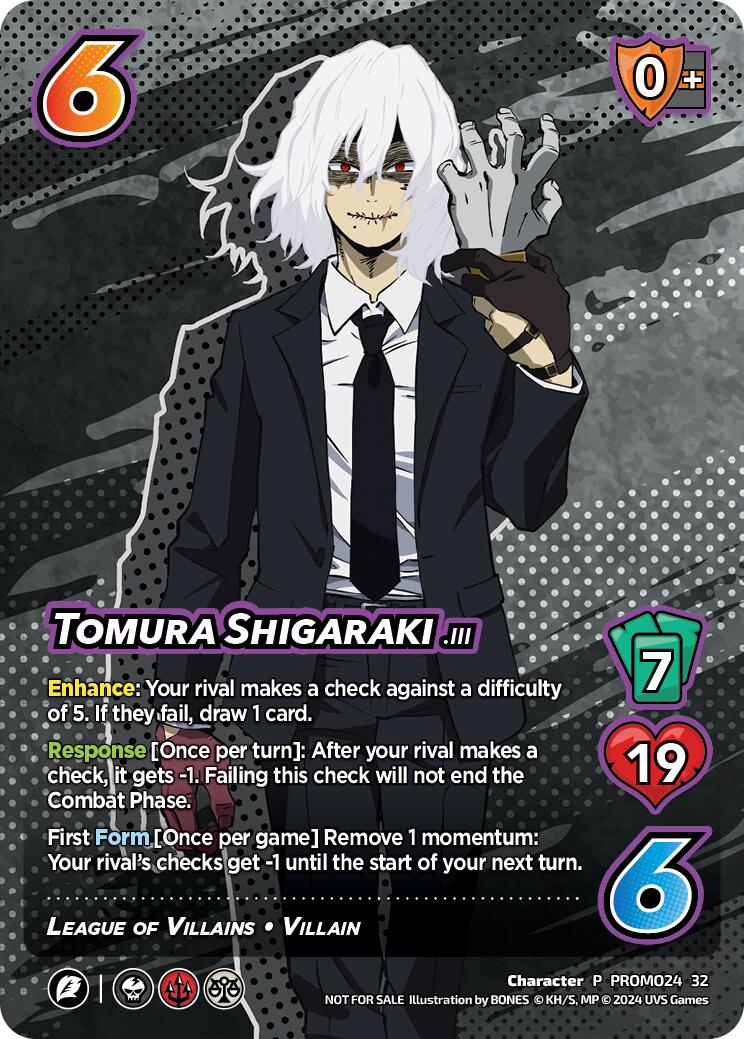 Tomura Shigaraki (2024 Regionals Season 2) [Miscellaneous Promos] | Boutique FDB TCG