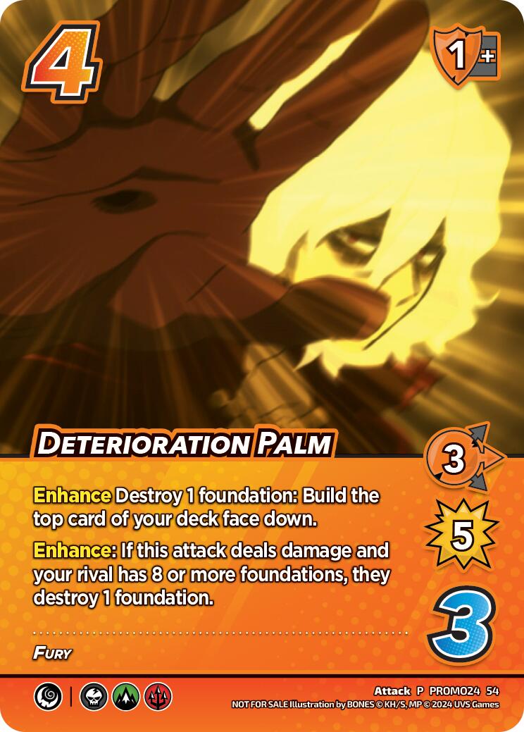 Deterioration Palm (2024 Regionals Season 2) [Miscellaneous Promos] | Boutique FDB TCG