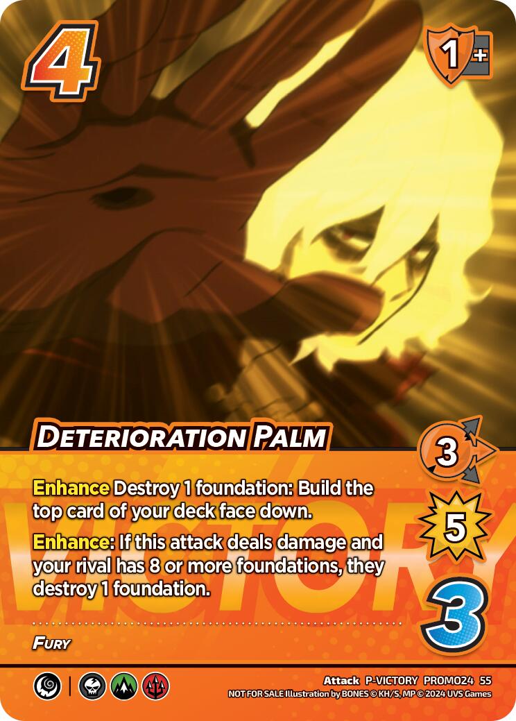 Deterioration Palm (2024 Regionals Season 2) (Victory) [Miscellaneous Promos] | Boutique FDB TCG