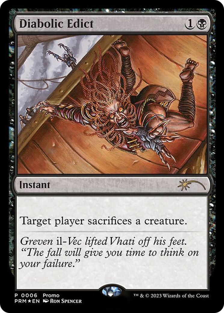 Diabolic Edict (Graphic Novel Insert) [Media Promos] | Boutique FDB TCG