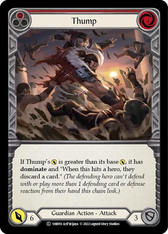 Thump (Red) [1HB010] (History Pack 1 Bravo Blitz Deck) | Boutique FDB TCG
