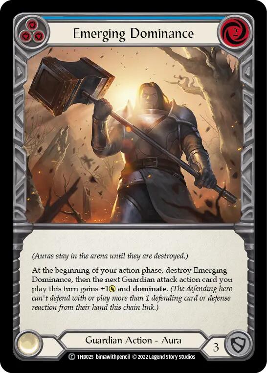 Emerging Dominance (Blue) [1HB025] (History Pack 1 Bravo Blitz Deck) | Boutique FDB TCG