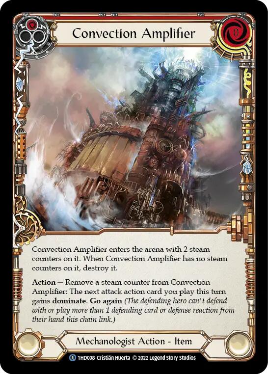 Convection Amplifier (Red) [1HD008] (History Pack 1 Dash Blitz Deck) | Boutique FDB TCG