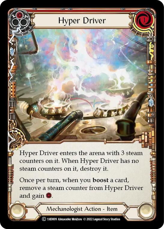 Hyper Driver (Red) [1HD009] (History Pack 1 Dash Blitz Deck) | Boutique FDB TCG