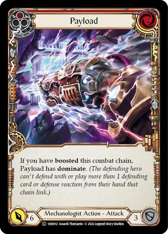 Payload (Red) [1HD012] (History Pack 1 Dash Blitz Deck) | Boutique FDB TCG