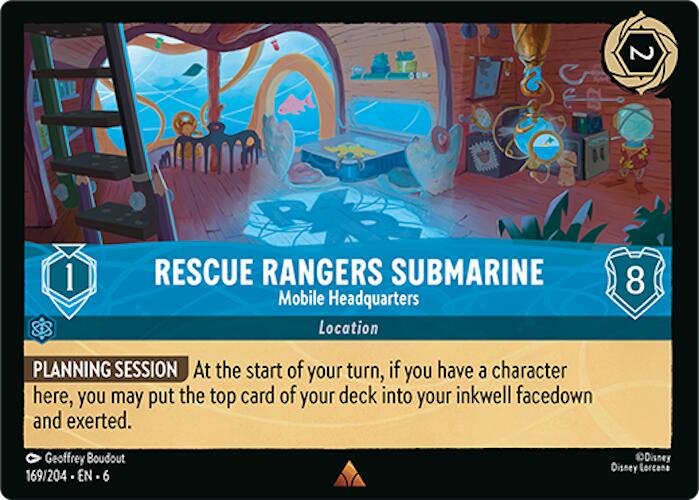 Rescue Rangers Submarine - Mobile Headquarters (169/204) [Azurite Sea] | Boutique FDB TCG