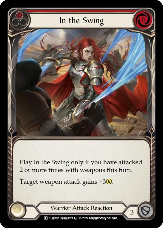 In the Swing (Red) [1HT007] (History Pack 1 Dorinthea Blitz Deck) | Boutique FDB TCG