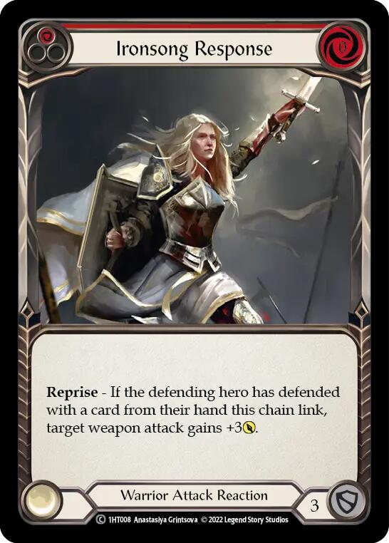 Ironsong Response (Red) [1HT008] (History Pack 1 Dorinthea Blitz Deck) | Boutique FDB TCG