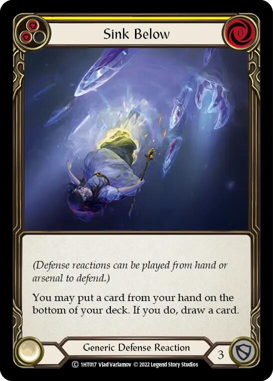 Sink Below (Yellow) [1HT017] (History Pack 1 Dorinthea Blitz Deck) | Boutique FDB TCG