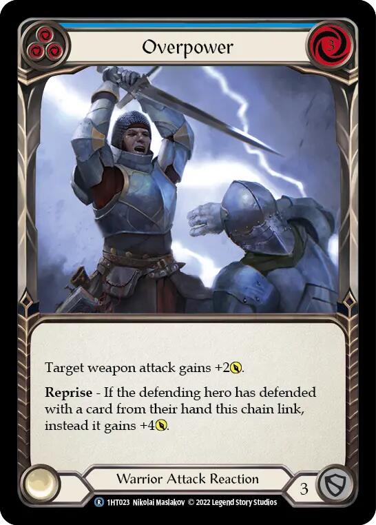 Overpower (Blue) [1HT023] (History Pack 1 Dorinthea Blitz Deck) | Boutique FDB TCG