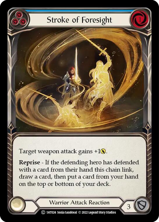 Stroke of Foresight (Blue) [1HT024] (History Pack 1 Dorinthea Blitz Deck) | Boutique FDB TCG