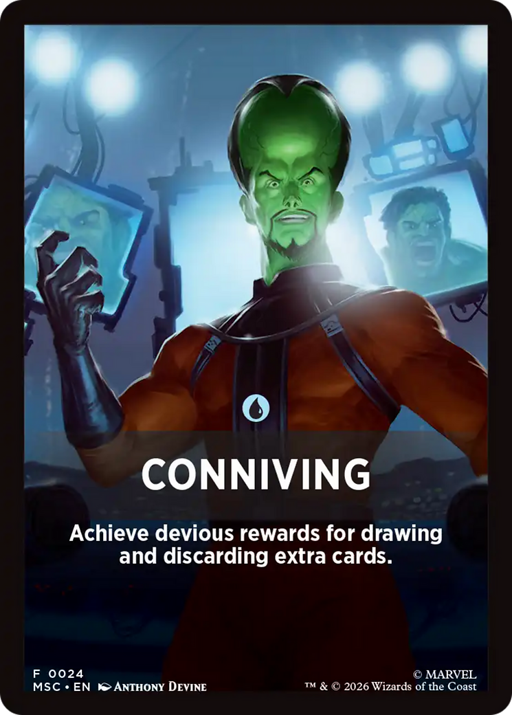 Conniving Theme Card [Marvel Super Heroes Commander] | Boutique FDB TCG