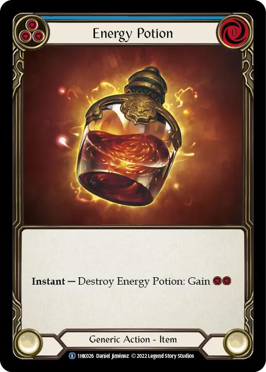 Energy Potion (Blue) [1HK026] (Historic Pack 1 Blitz Deck: Kano) | Boutique FDB TCG