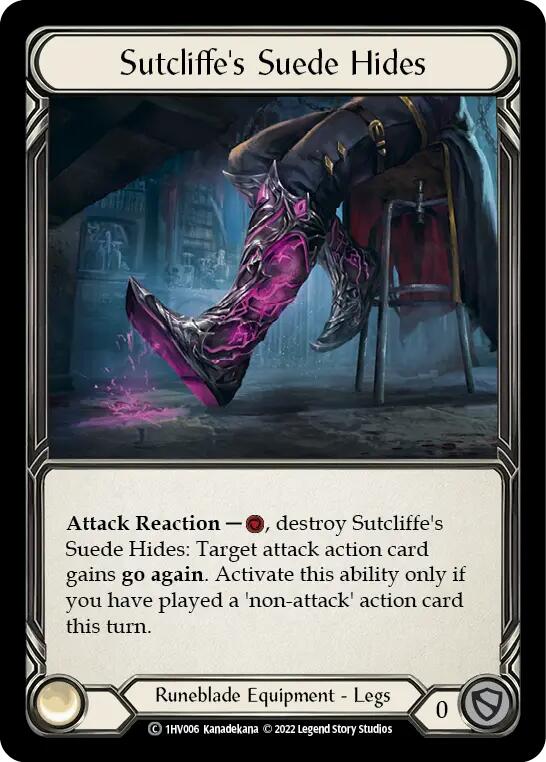 Sutcliffe's Suede Hides [1HV006] (Historic Pack 1 Blitz Deck Viserai) | Boutique FDB TCG