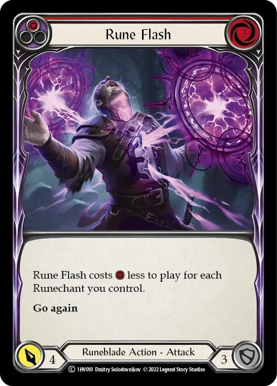 Rune Flash (Red) [1HV010] (Historic Pack 1 Blitz Deck Viserai) | Boutique FDB TCG