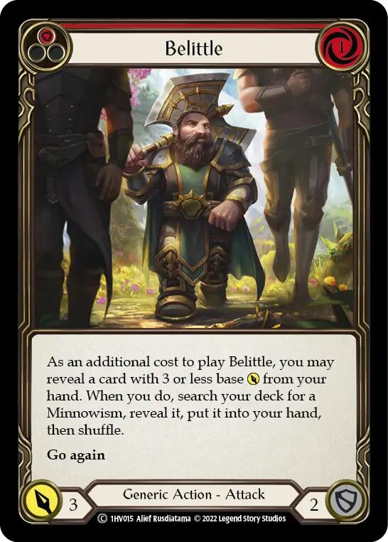 Belittle (Red) [1HV015] (Historic Pack 1 Blitz Deck Viserai) | Boutique FDB TCG