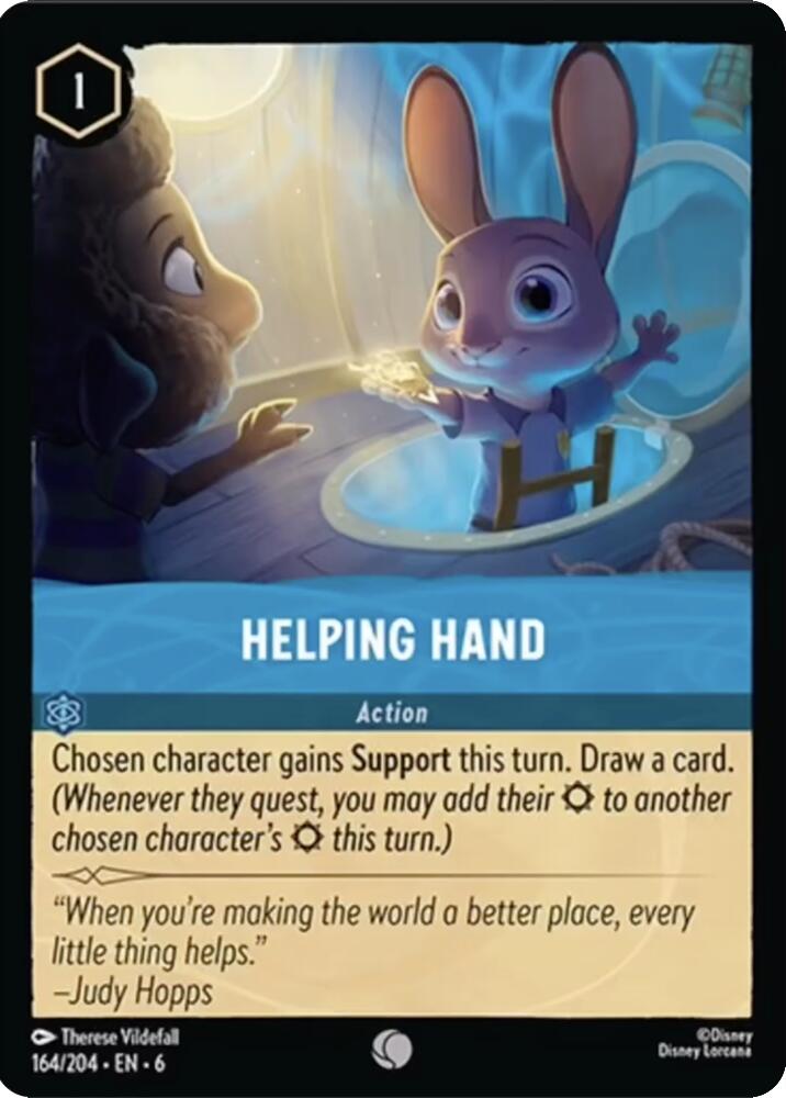 Helping Hand (164/204) [Azurite Sea] | Boutique FDB TCG