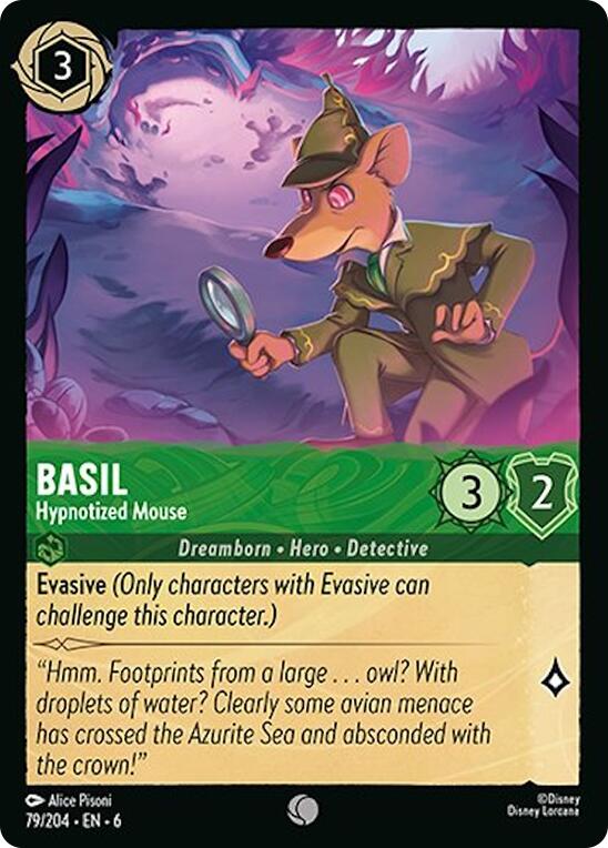 Basil - Hypnotized Mouse (79/204) [Azurite Sea] | Boutique FDB TCG