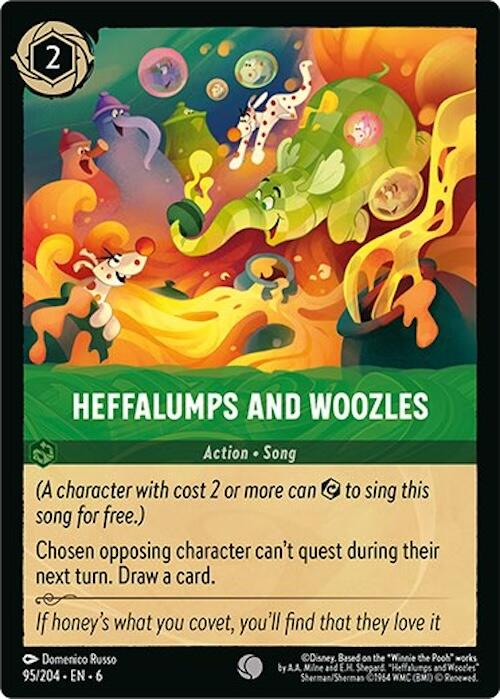 Heffalumps and Woozles (95/204) [Azurite Sea] | Boutique FDB TCG