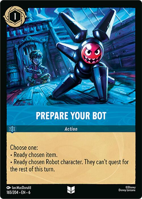 Prepare Your Bot (165/204) [Azurite Sea] | Boutique FDB TCG