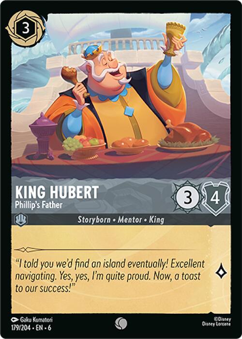 King Hubert - Phillip's Father (179/204) [Azurite Sea] | Boutique FDB TCG