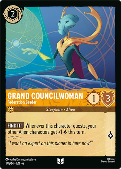 Grand Councilwoman - Federation Leader (17/204) [Azurite Sea] | Boutique FDB TCG