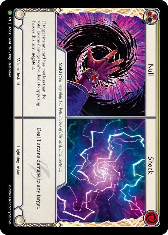 Null // Shock [LGS336] (Promo)  Cold Foil | Boutique FDB TCG