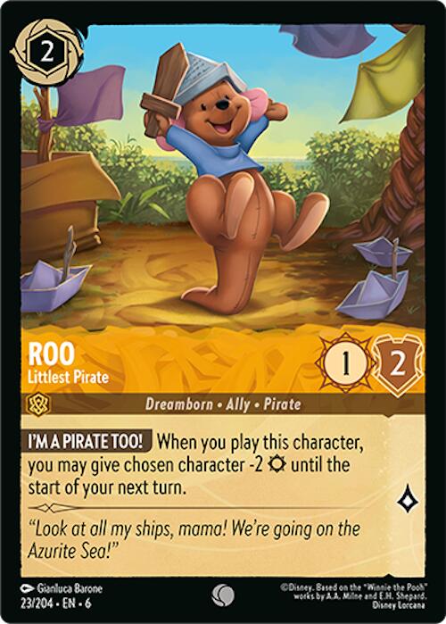 Roo - Littlest Pirate (23/204) [Azurite Sea] | Boutique FDB TCG