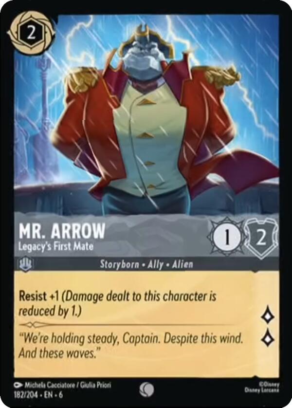 Mr. Arrow - Legacy's First Mate (182/204) [Azurite Sea] | Boutique FDB TCG