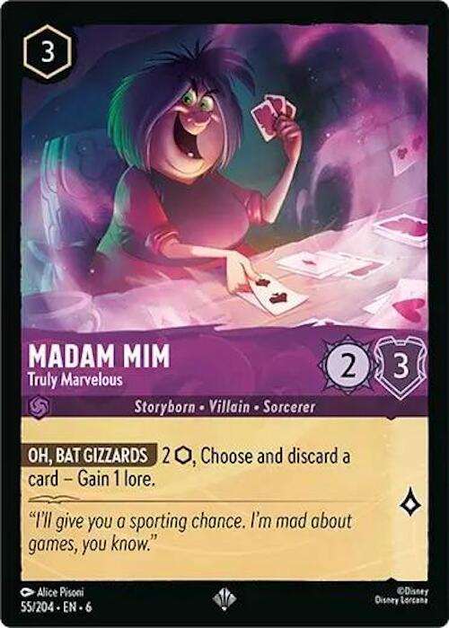 Madam Mim - Truly Marvelous (55/204) [Azurite Sea] | Boutique FDB TCG